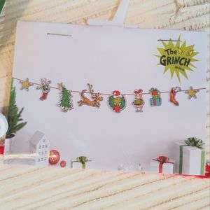 2021 Grinch Christmas Wood Garland